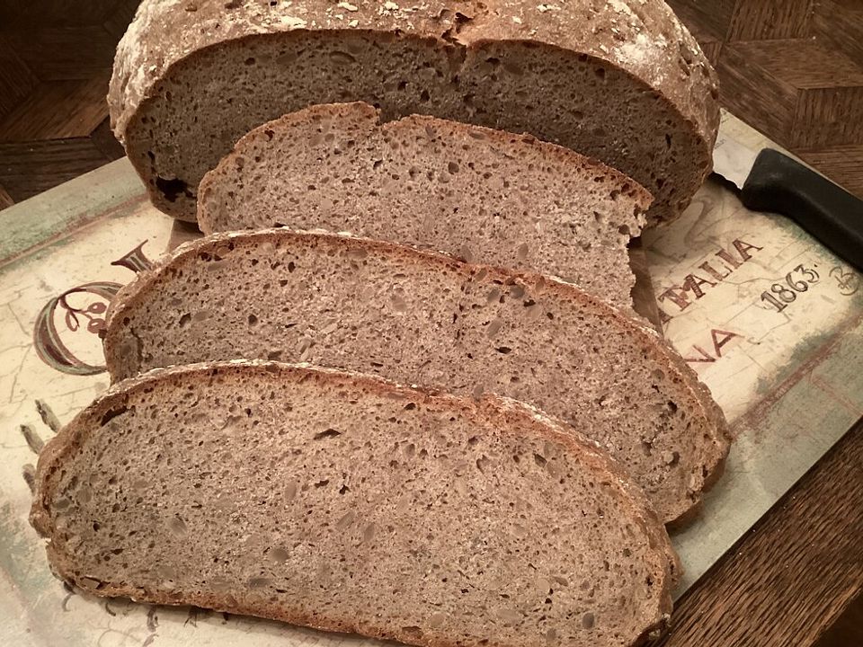 Roggen - Mischbrot mit Sauerteig von Borsteline| Chefkoch