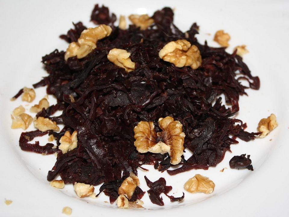 Rotkraut mit Datteln und Walnüssen von Klaumix| Chefkoch