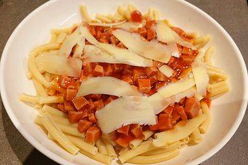 Mortadella-Tomaten-Sauce