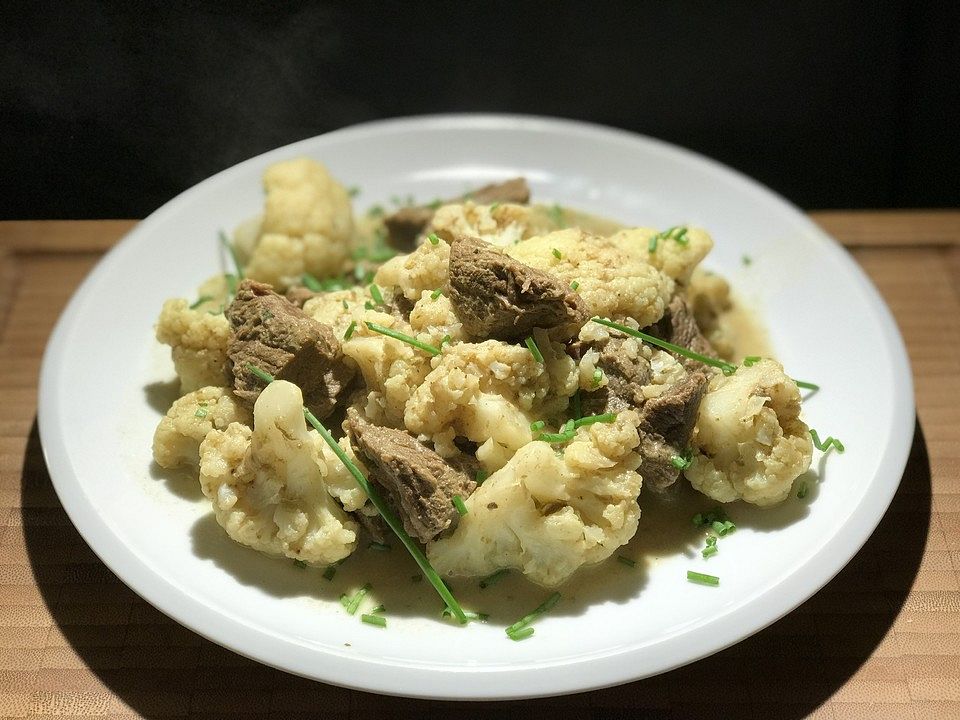 Rindfleischcurry mit Blumenkohl von garfield| Chefkoch