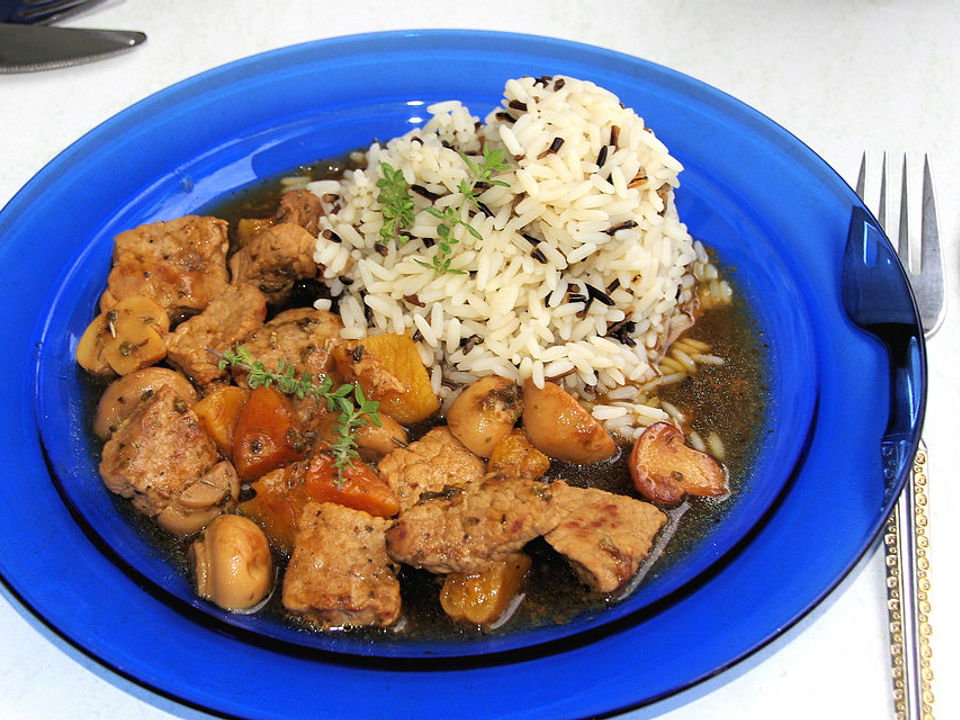 Geschnetzeltes mit Aprikosen und Champignons von Else69| Chefkoch Geschnetzeltes mit Aprikosen und Champignons von Else69| Chefkoch