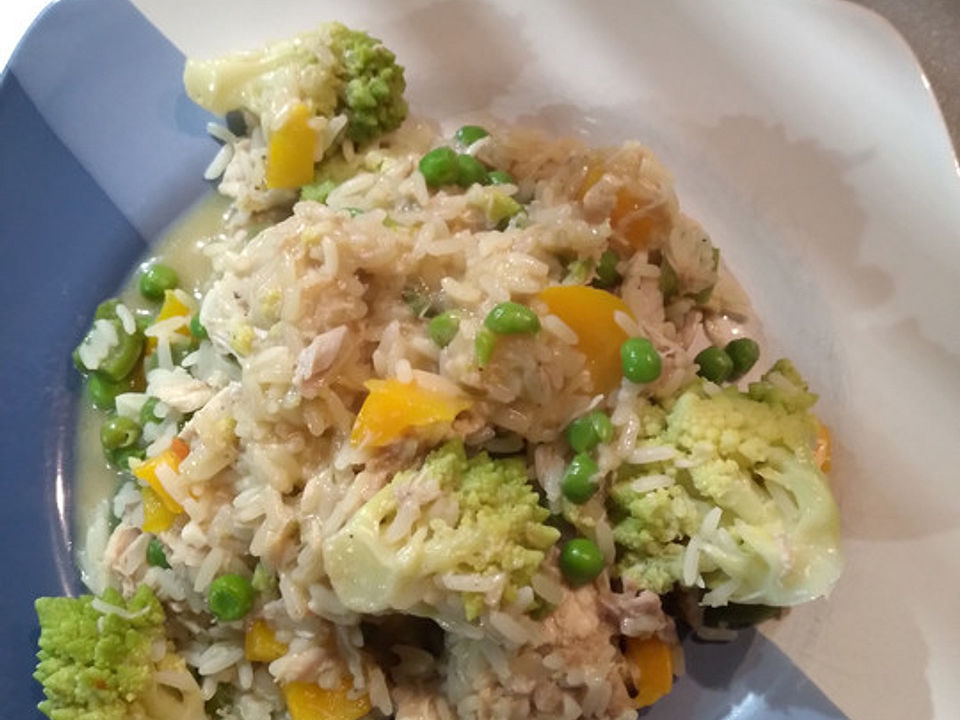 Hähnchen-Reis-Pfanne mit Gemüse von EagleMaus | Chefkoch