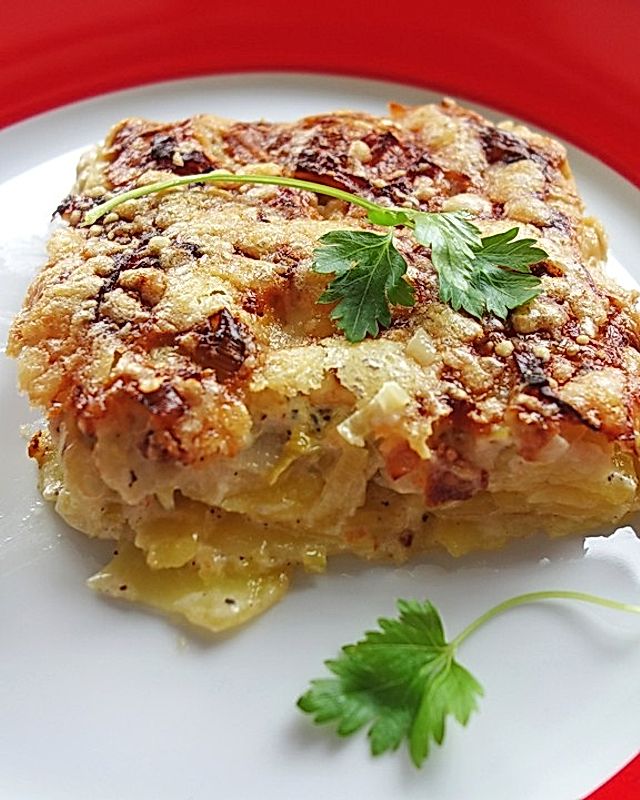 Kartoffel-Paprika-Gratin von Hani Kartoffel-Paprika-Gratin von Hani