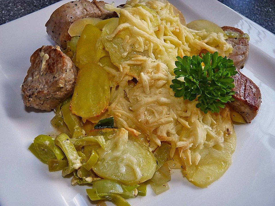 Kartoffel - Lauch - Gratin von inge.hinze | Chefkoch