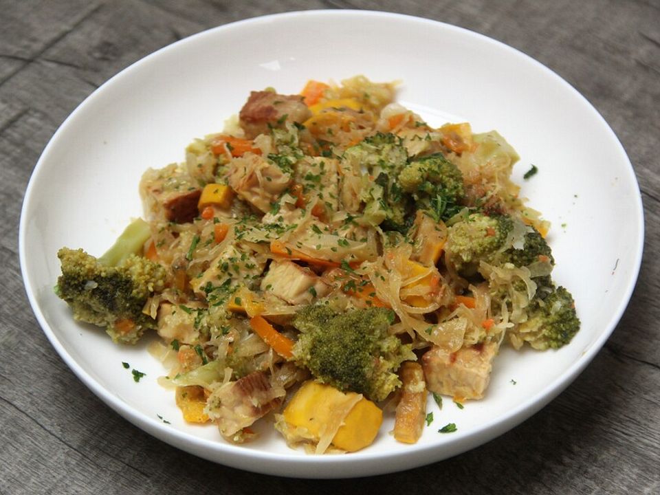 Tempeh Stew mit Sauerkraut von LisettaP Chefkoch