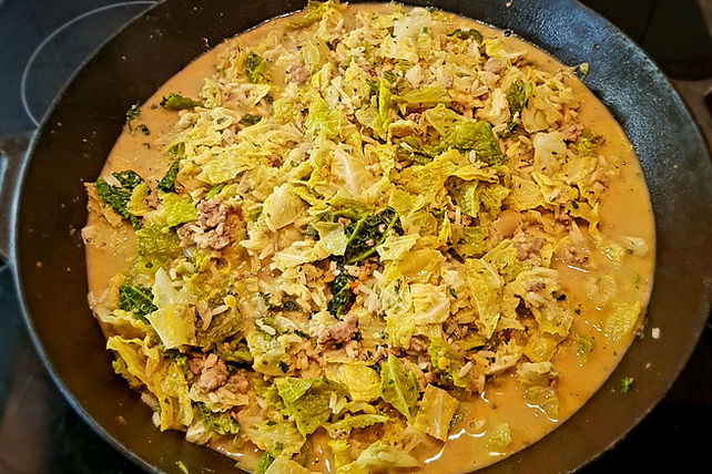 Herr Metzners Wirsing-Hackfleisch-Curry von familiemetzner| Chefkoch Herr Metzners Wirsing-Hackfleisch-Curry von familiemetzner| Chefkoch