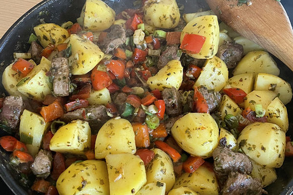 Buntes Gemüse mit Lamm und Kartoffeln von xxlbecks | Chefkoch