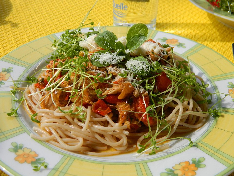 Spaghetti mit Thunfischsauce von Belissima| Chefkoch