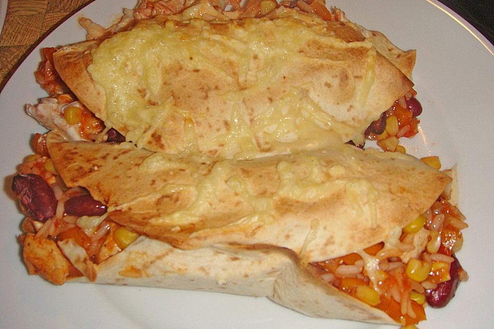 Mexikanischer Burritoauflauf