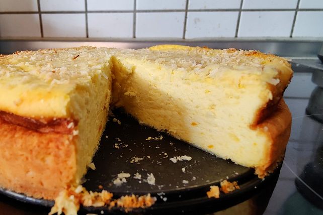 Kokos-Mango-Käsekuchen ohne Boden von lalaith1976| Chefkoch