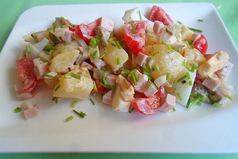 Kartoffelsalat mit Fleischwurst