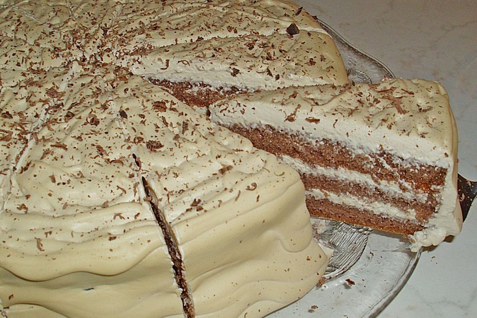 Beschwipste Baileys - Torte