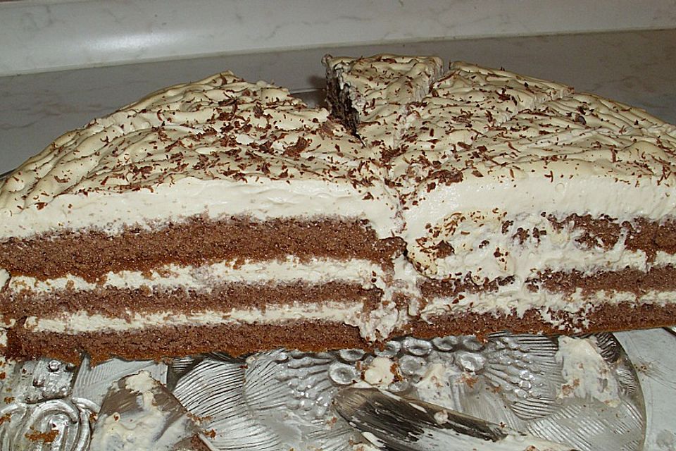 Beschwipste Baileys - Torte