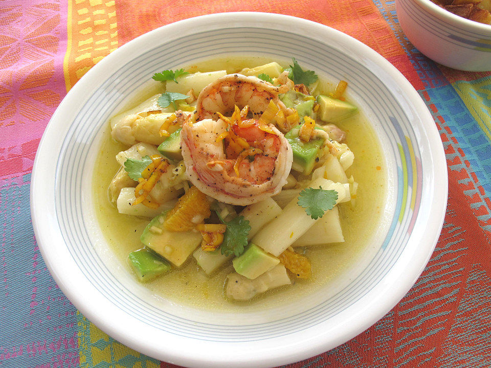 Spargelsalat mit Orangen und Ingwer von Monika| Chefkoch