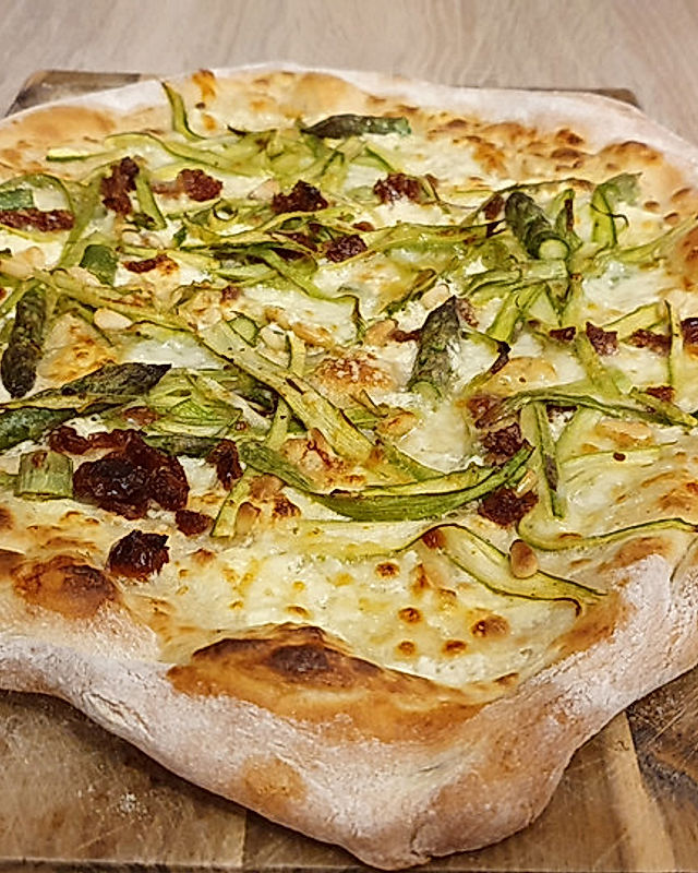 Spargelpizza mal anders - ein Frühlingsgedicht