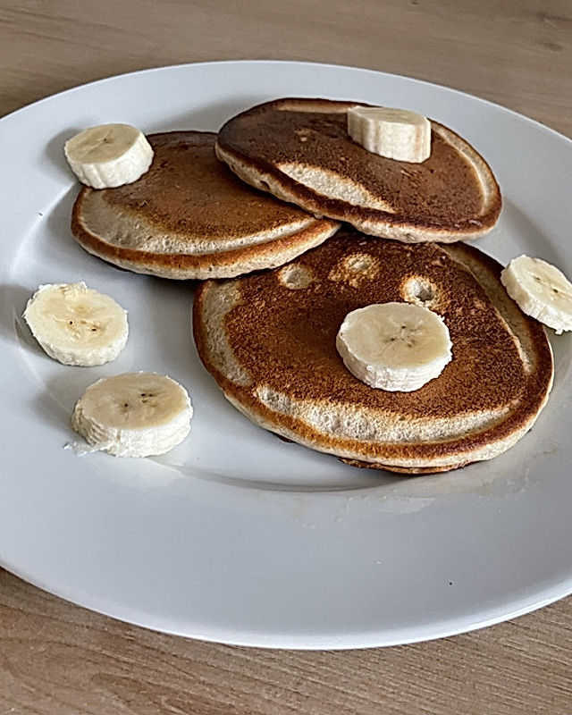 Klassische Bananen-Pancakes