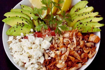 Quinoa Bowl Mit Jackfruit Und Tahini Dressing Von Jacky F Chefkoch