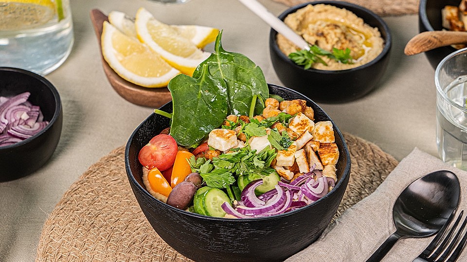 Veggie Hummus Bowl von Chefkoch-Video