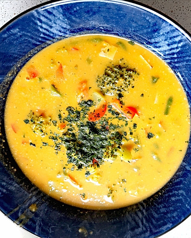 Gemüse-Kokos-Curry mit Tofu