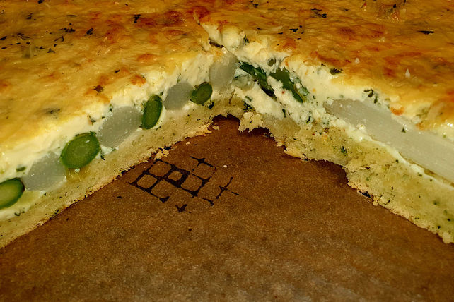 Spargel-Quiche grün-weiß von dirsan2| Chefkoch