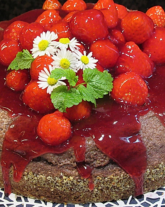 Erdbeermaulwurfkuchen