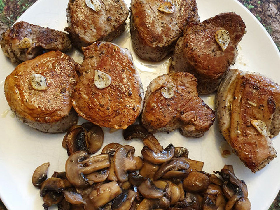 Schweinefilet mit Pilzen von Mellilli | Chefkoch