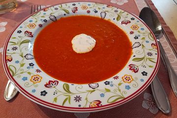Tomatensuppe mit Aceto Balsamico