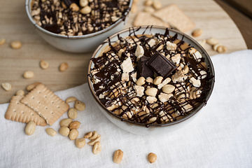 High Protein Snickers Bowl