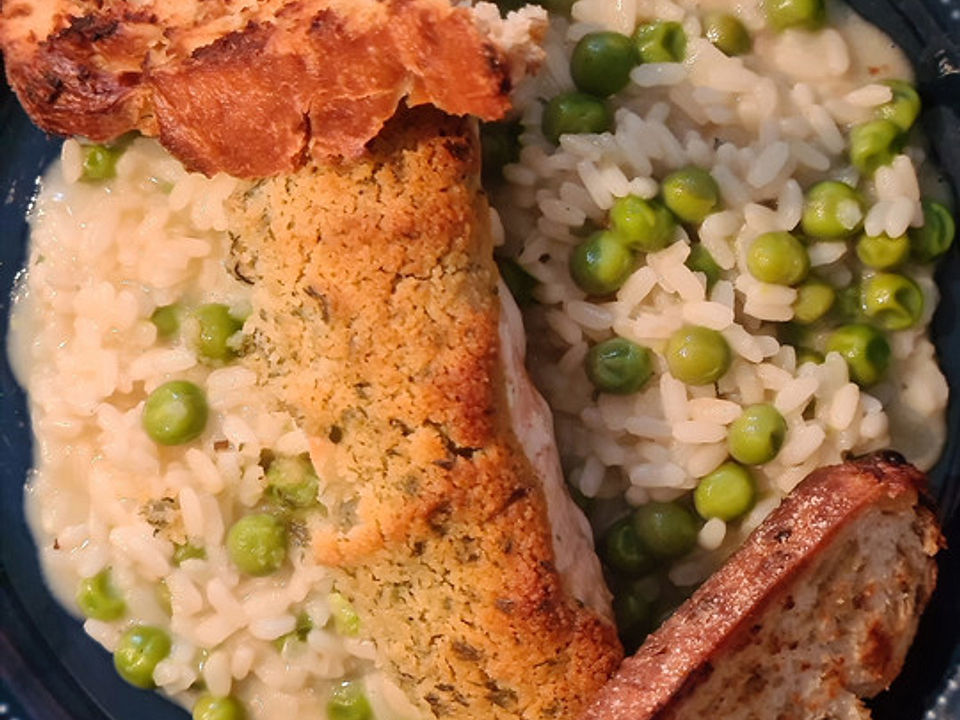 Knusperlachs Rezept Botw Knusperlachs mit Risi e Bisi von Nudili| Chefkoch