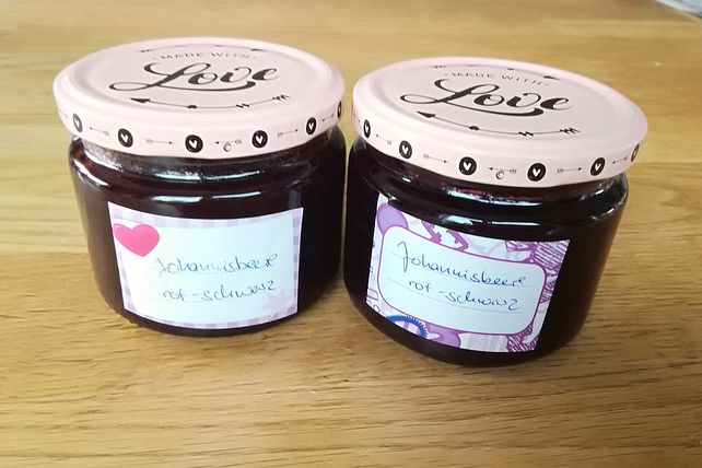 Johannisbeergelee rot-schwarz von Baking_Steffi| Chefkoch