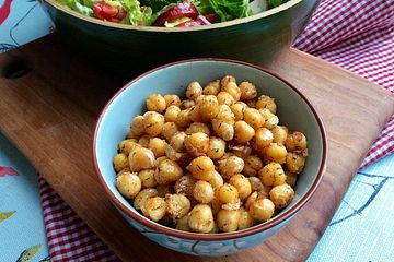 Würzige Kichererbsen-Croutons
