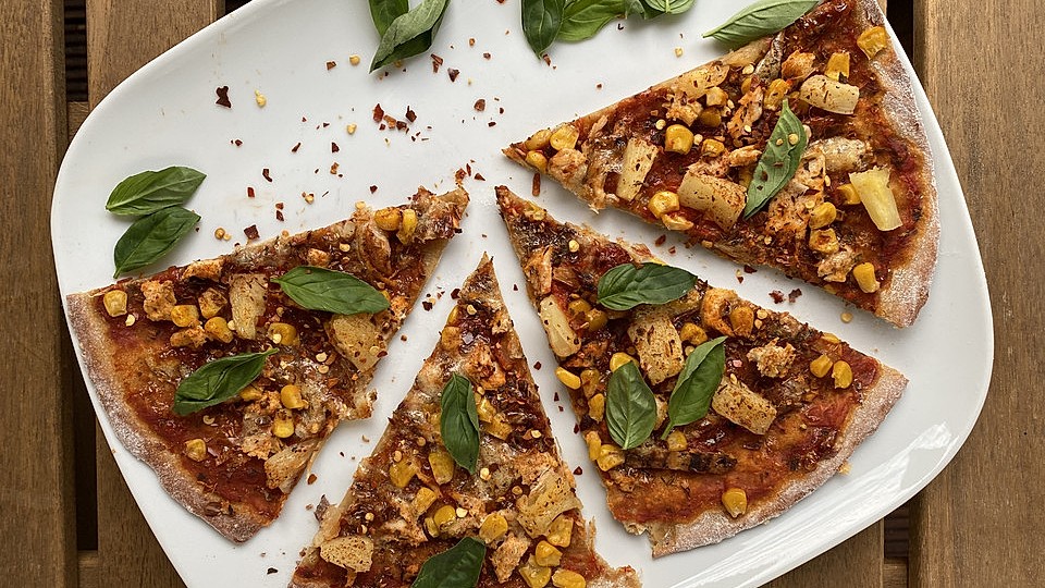 High Protein Pizza Hawaii von Chefkoch_ChristinaS
