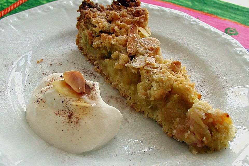 Apfel-Streuselkuchen mit Pudding