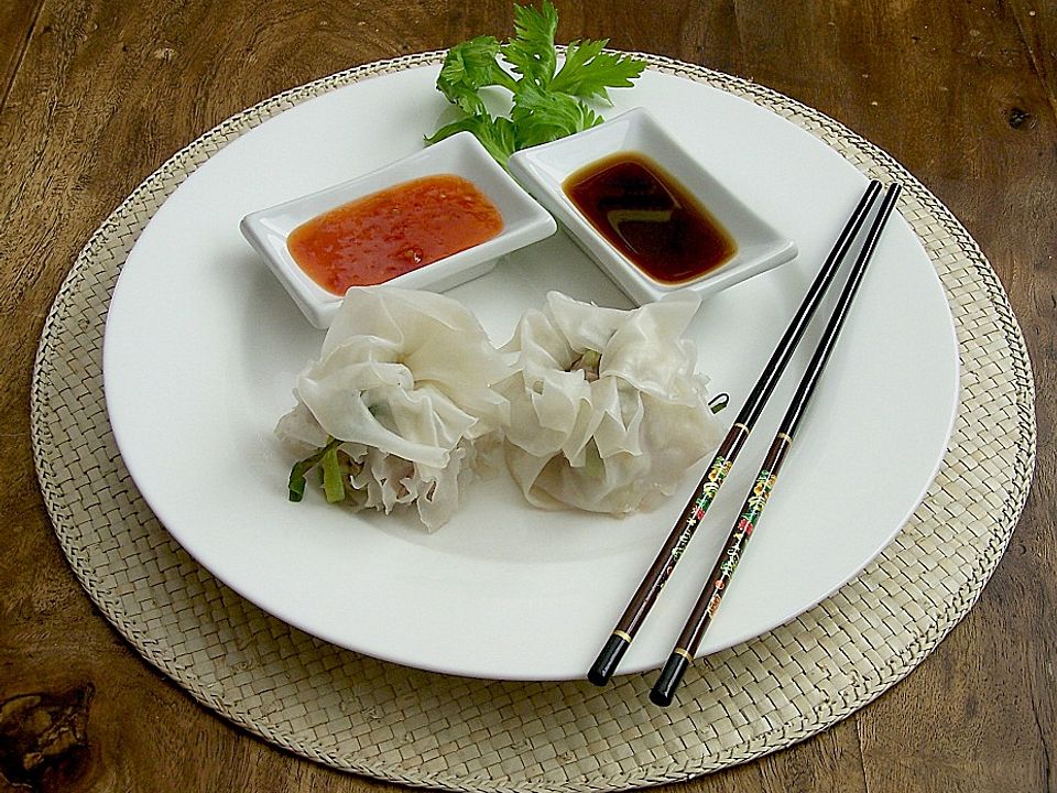 Dim Sum - gedämpfte, chinesische Klößchen in Reispapier von Liz-O| Chefkoch