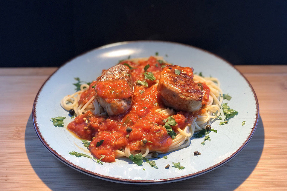 Pfeffer - Spaghetti mit Filet