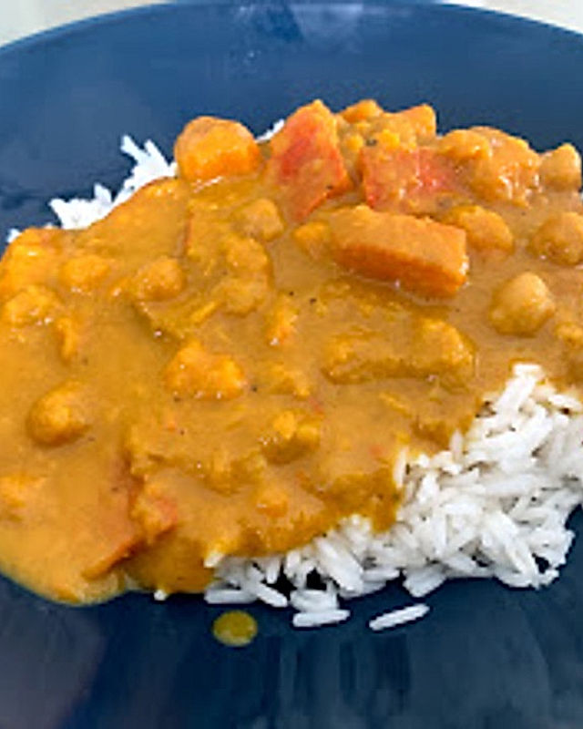 Kürbins-Süßkartoffel-Curry