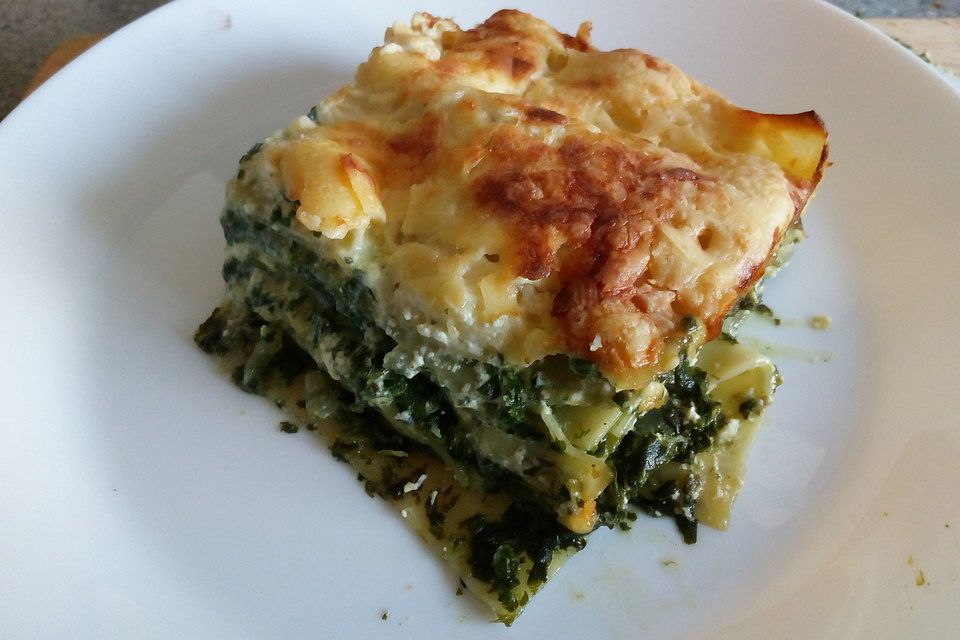 Spinat - Feta - Lasagne