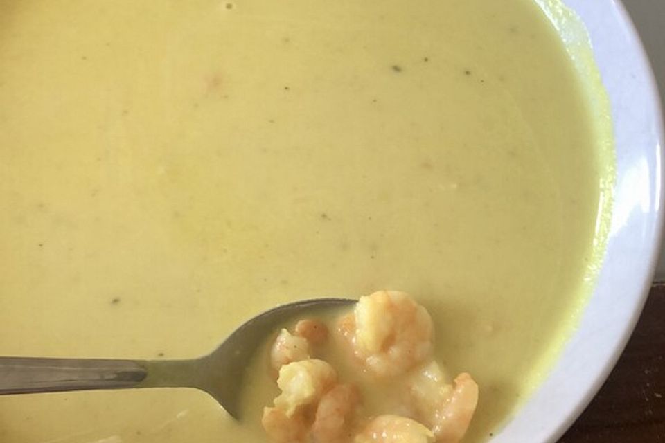 Thailändische Garnelen-Kartoffelsuppe