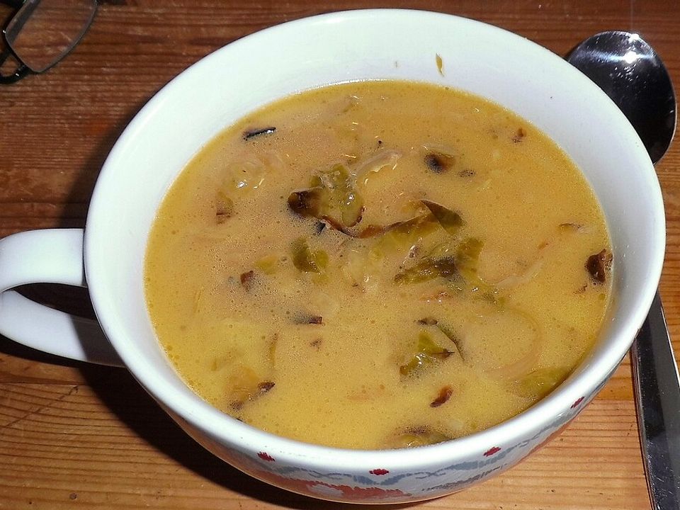 Gebratene Rosenkohl-Rahm-Käse-Suppe von dieterfreundt| Chefkoch