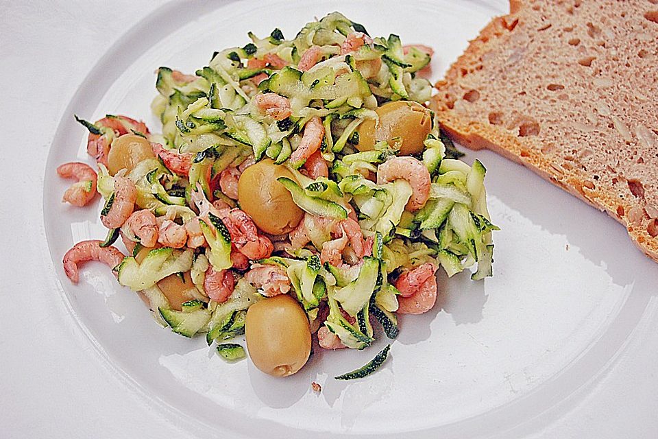 Zucchini - Krabben - Salat