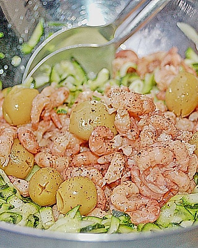 Zucchini - Krabben - Salat