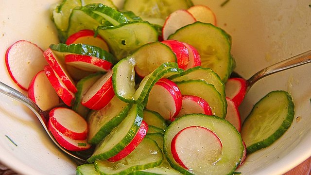 Gurkensalat mit Radieschen von ulkig