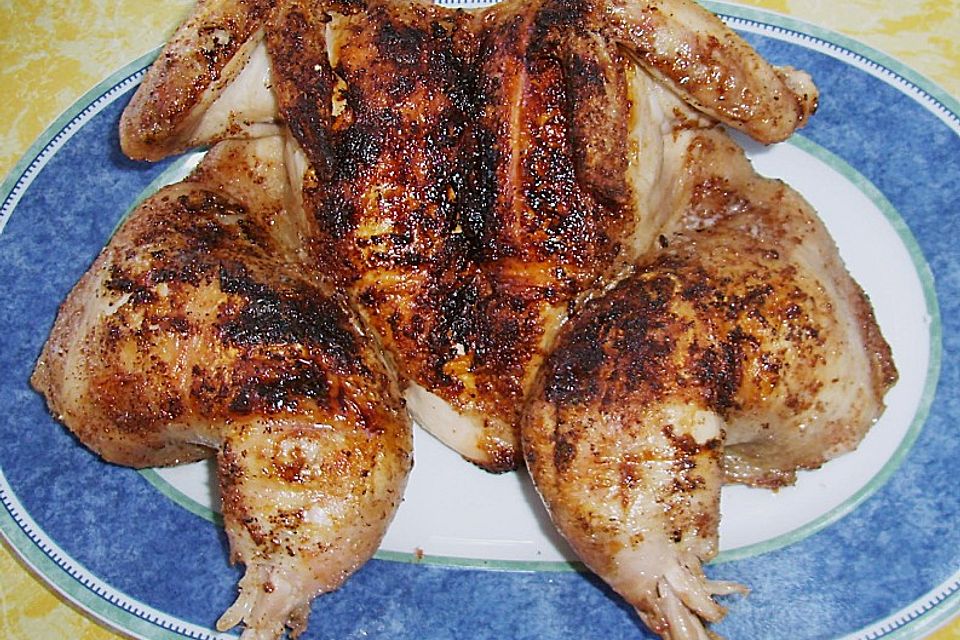 Pollo alla diavola con la noce Moscata