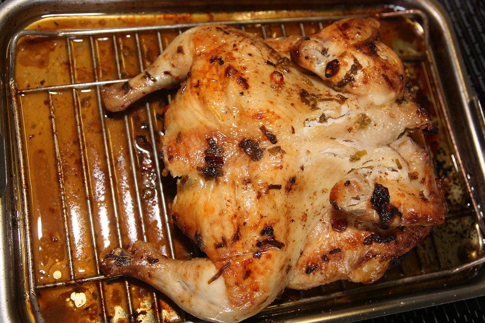 Pollo alla diavola con la noce Moscata