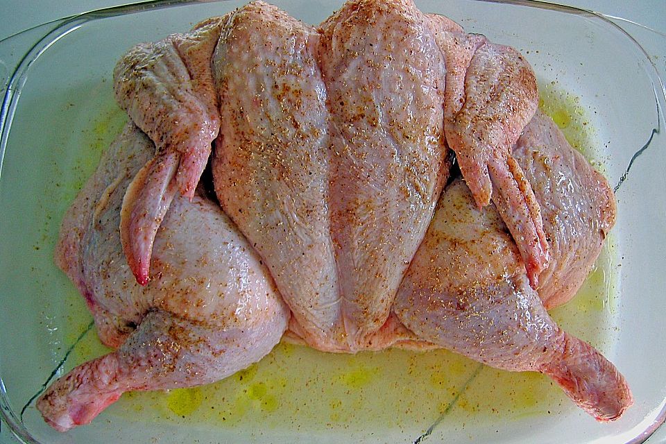 Pollo alla diavola con la noce Moscata