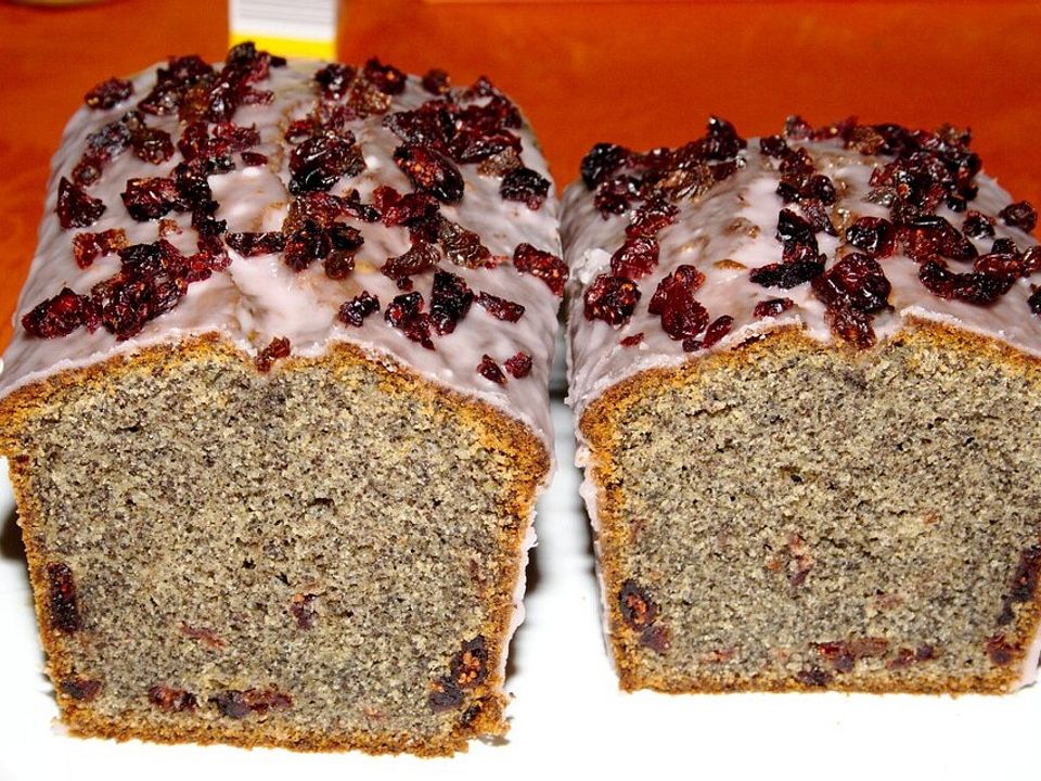 Mohn-Cranberry-Kuchen von Tatunca| Chefkoch