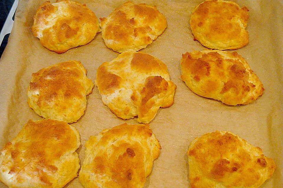 Quarkbrötchen mit und ohne Rosinen