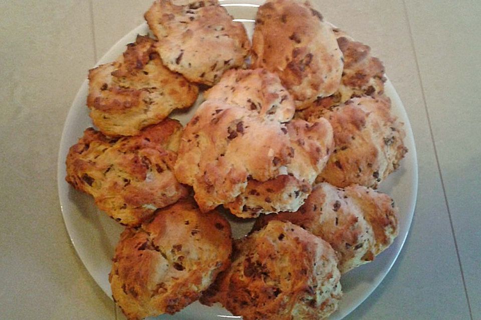 Quarkbrötchen mit und ohne Rosinen