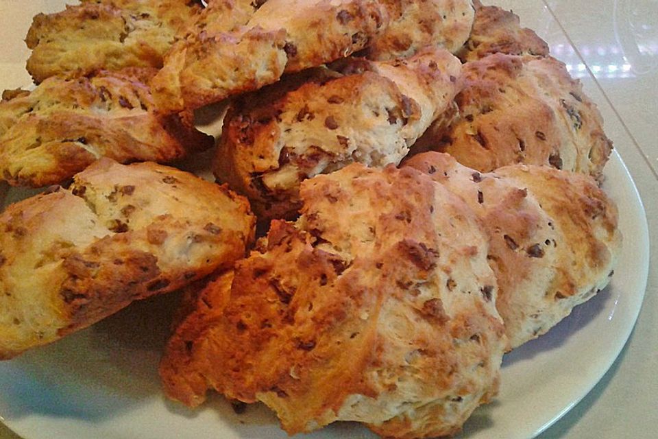 Quarkbrötchen mit und ohne Rosinen