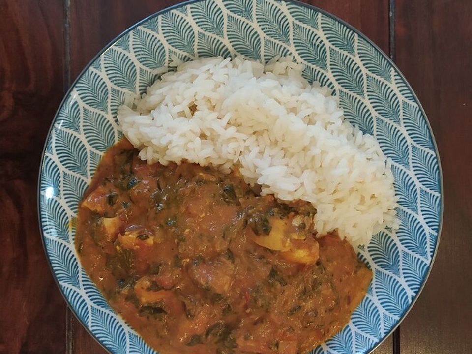 Curry mit Hähnchenbrust und Spinat von Antgirl69| Chefkoch